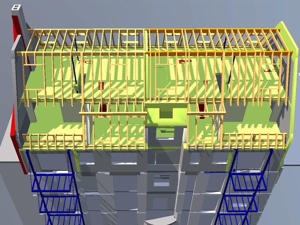 Volkmar Krause Gebaeudeaufstockung-und-Kernsanierung Zeichnung 3