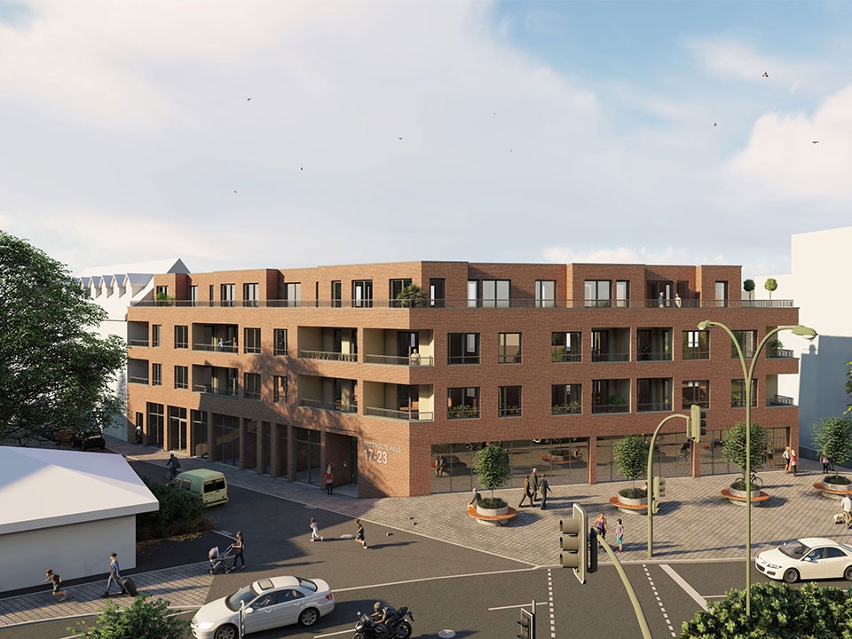 Fritz Nolte Haus Volkmar Krause Ansicht von oben Skizze