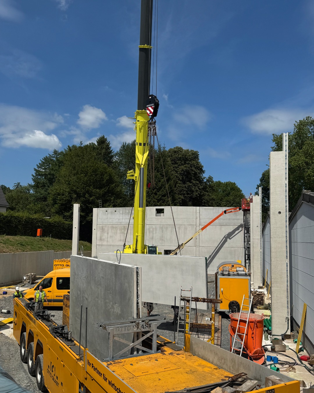 Neubau Lagerhalle AKAH Baustellenarbeiten Volkmar Krause