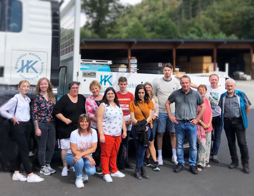 Volkmar Krause Betriebsausflug Holzbau Kappler Ansicht Team