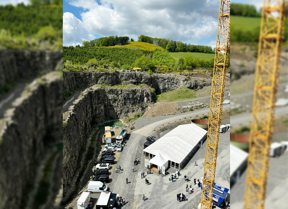 Steinbrecheranlage Clemens-Schotterwerk Volkmar Krause Ansicht der Veranstaltung