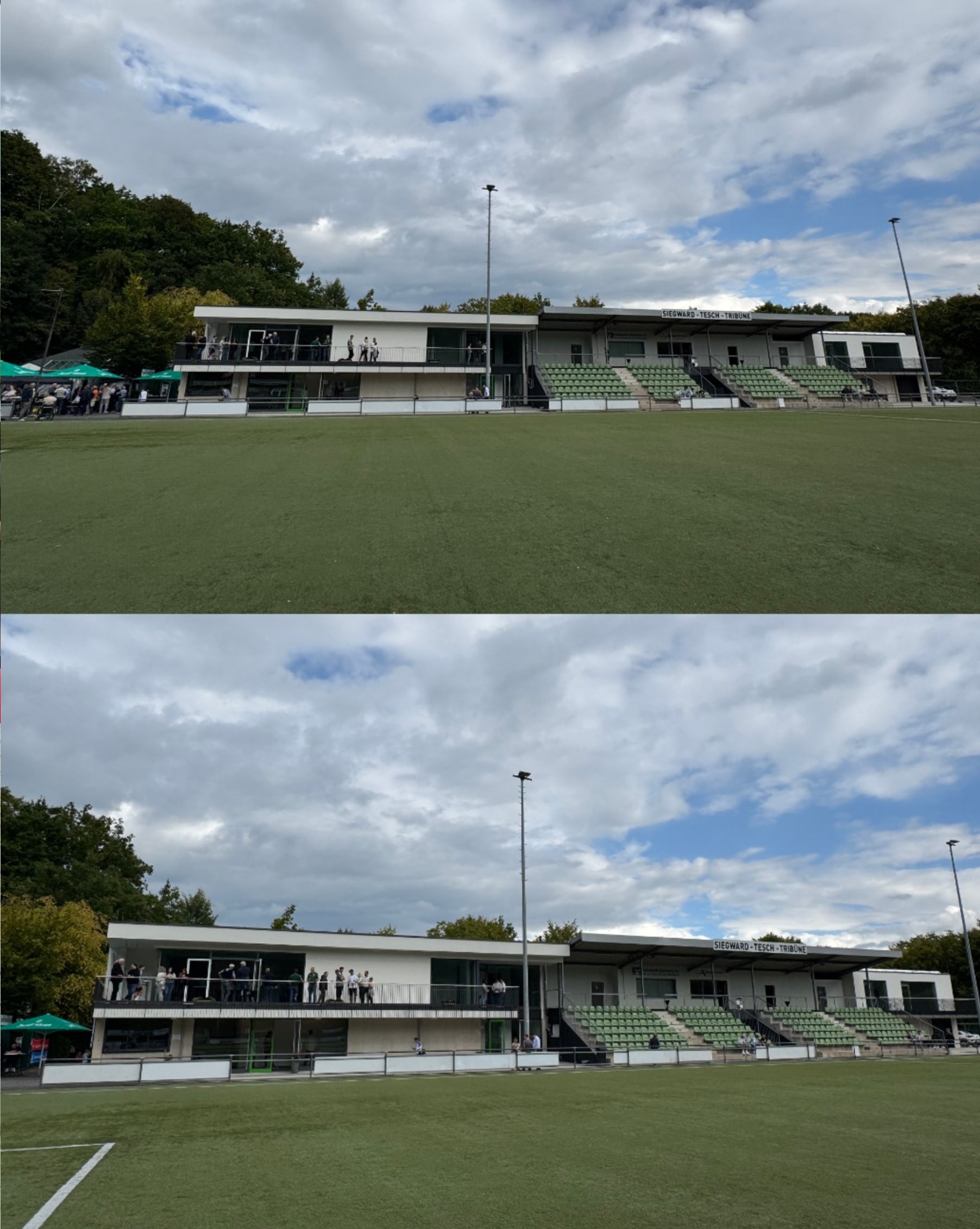 Walter-Lück-Sportanlage das Team Volkmar Krause war auf der Einweihung